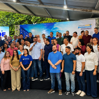 Federação União Progressista lança Roberto Cidade ao Governo e Wilson Lima confirma pré-candidatura ao Senado