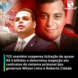 Leia mais sobre o artigo TCE-AM mantém suspensão de licitação bilionária e ordena auditoria em contratos do sistema prisional