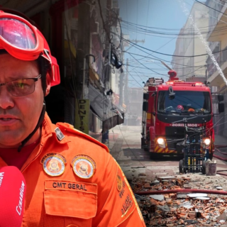 Incêndio em comércio no Centro de Manaus mobiliza bombeiros e reforça alerta para cuidados com o tempo seco