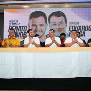 Alinhamento político: Prefeito de Manaus declara apoio à reeleição do senador Eduardo Braga