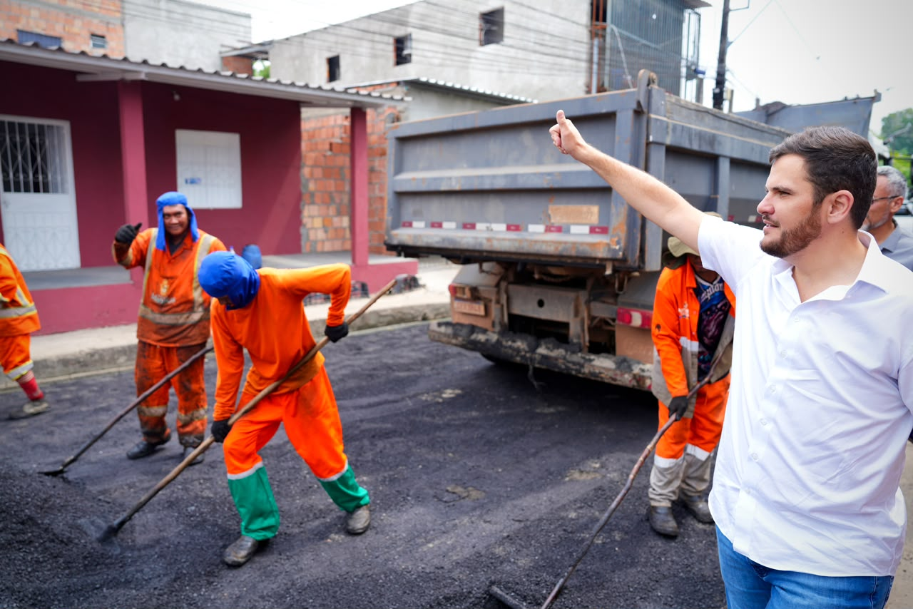 No momento, você está visualizando Infraestrutura urbana em ritmo acelerado: Manaus amplia frentes de trabalho aproveitando a estiagem