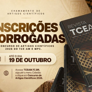 Ciência em Pauta: Inscrições para Concurso de Artigos do TCE-AM Seguem Abertas até 19 de Outubro